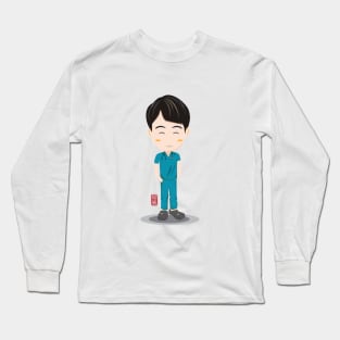 Hospital Playlist - Ahn Jeong-won Long Sleeve T-Shirt